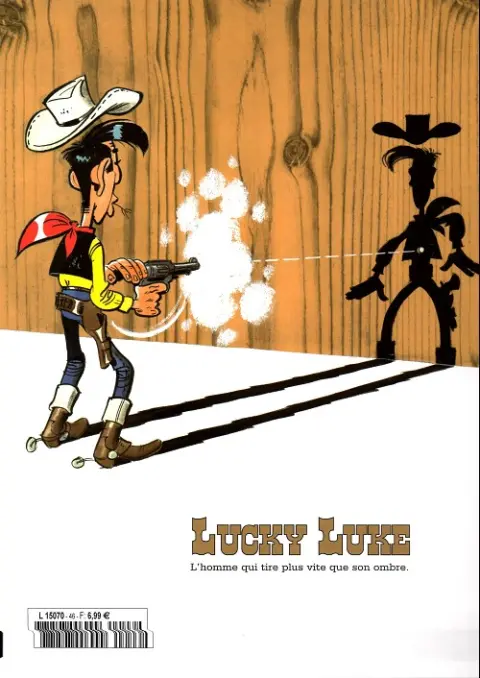 Verso de l'album Lucky Luke La collection Tome 46 Sur la piste des Dalton