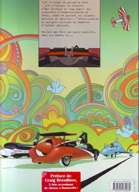 Verso de l'album Bonneville Tome 2 1968