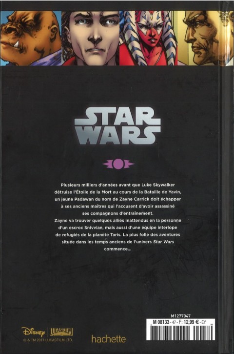 Verso de l'album Star Wars - Légendes - La Collection Tome 47 Chevaliers de l'Ancienne République - I. Il Y A Bien Longtemps