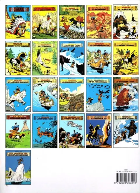 Verso de l'album Yakari Tome 21 Le souffleur de nuages