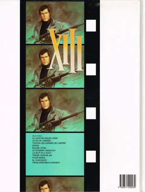 Verso de l'album XIII Tome 4 Spads