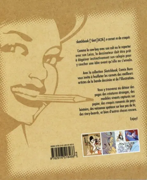 Verso de l'album Sketchbook - Comix Buro Sketchbook Bengal