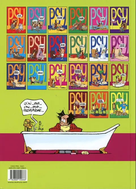 Verso de l'album Les Psy Tome 18 Tout baigne !
