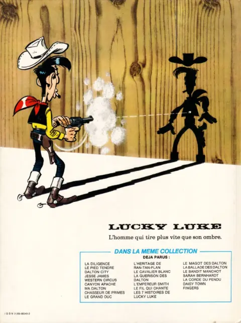 Verso de l'album Lucky Luke Tome 34 Dalton City