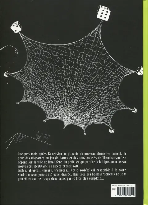 Verso de l'album Un monde en pièces Tome 2 Noir comme neige