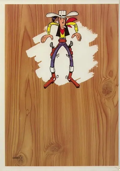 Verso de l'album Lucky Luke Tome 28 L'escorte