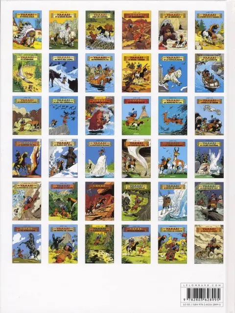Verso de l'album Yakari Tome 16 Le premier galop