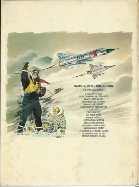 Verso de l'album Tanguy et Laverdure Tome 11 Destination Pacifique