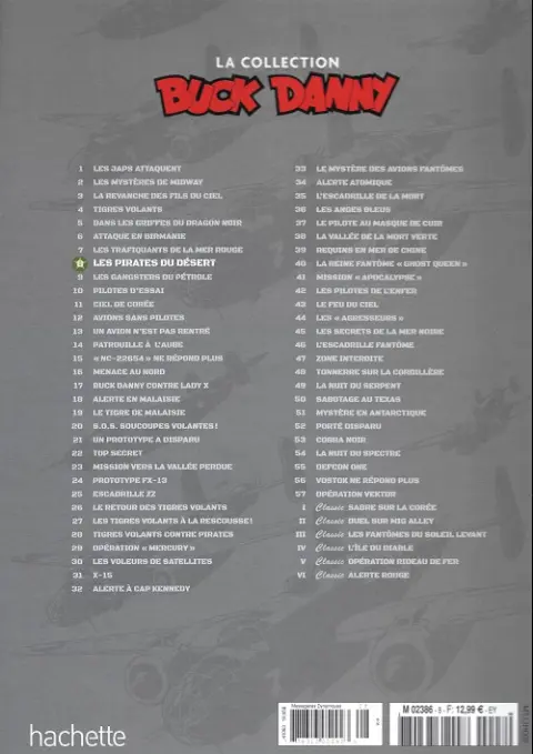 Verso de l'album Buck Danny La collection Tome 8 Les pirates du désert