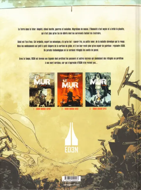 Verso de l'album Le mur Tome 3 Homo homini spes
