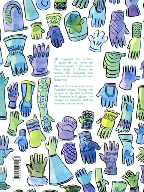 Verso de l'album Les mains de Ginette