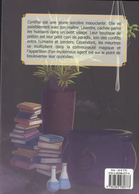 Verso de l'album Le cercle de L'étrange Tome 1