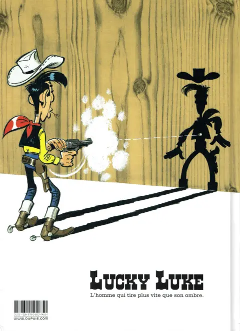 Verso de l'album Lucky Luke Tome 25 La ville fantôme