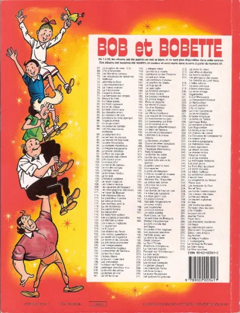Verso de l'album Bob et Bobette Tome 122 Les ciseaux magiques