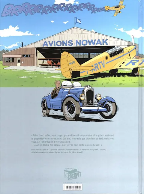 Verso de l'album Les frères Nowak 1 Œil pour œil, dent pour dent
