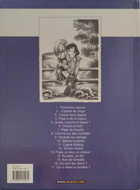 Verso de l'album Cédric Tome 16 Où sont les freins ?