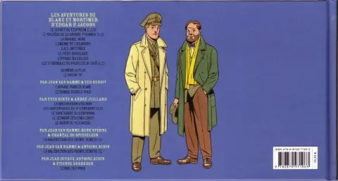 Verso de l'album Blake et Mortimer Tome 23 Le Bâton de Plutarque