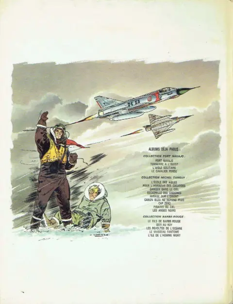Verso de l'album Tanguy et Laverdure Tome 9 Les anges noirs