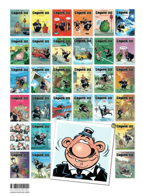 Verso de l'album L'Agent 212 Tome 4 Voie sans issue
