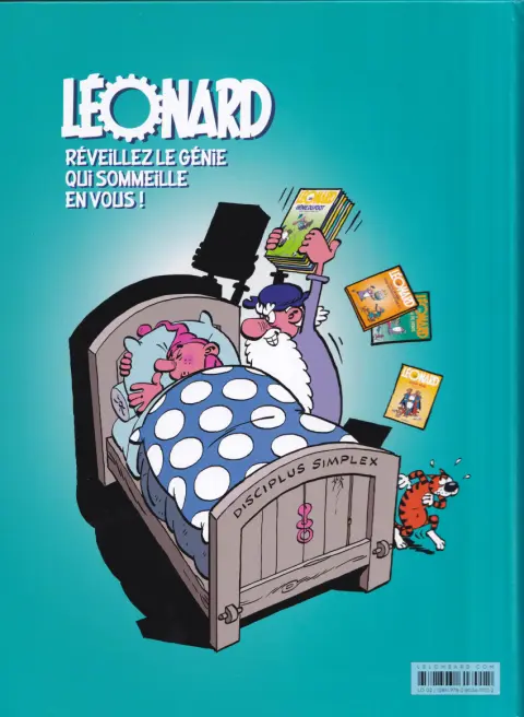 Verso de l'album Léonard Tome 3 Léonard, c'est un quoi, déjà ?