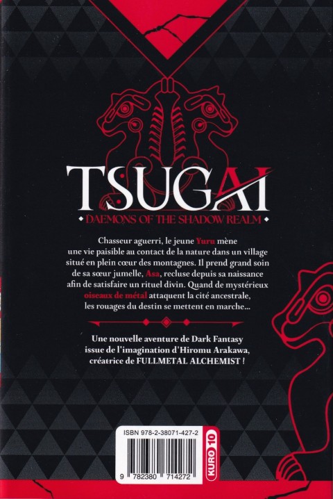Verso de l'album Tsugai - Deamons of the Shadow Realm 1