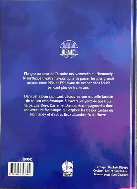 Verso de l'album Retour au Normandy