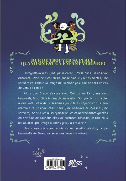 Verso de l'album Dragoslava, Maudit vampire !