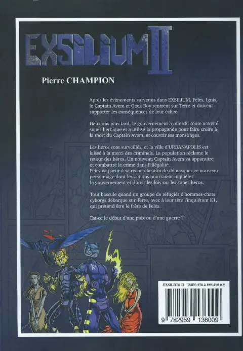 Verso de l'album Exsilium II