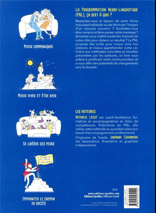 Verso de l'album La PNL en BD ! Améliorez vos relations, libérez-vous de vos peurs et empruntez enfin le chemin du succès