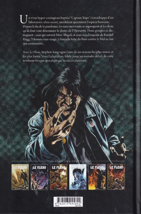 Verso de l'album Le Fléau 6
