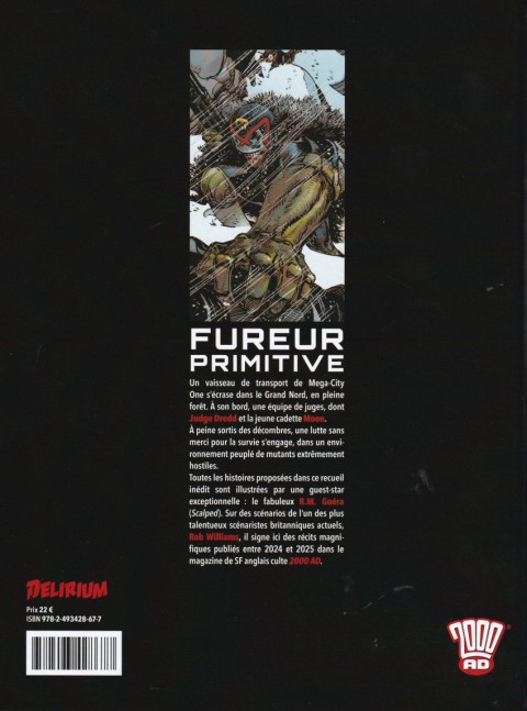 Verso de l'album Judge Dredd Tome 7 Fureur primitive