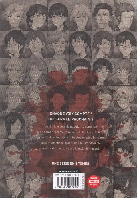 Verso de l'album Death's Choice Tome 3