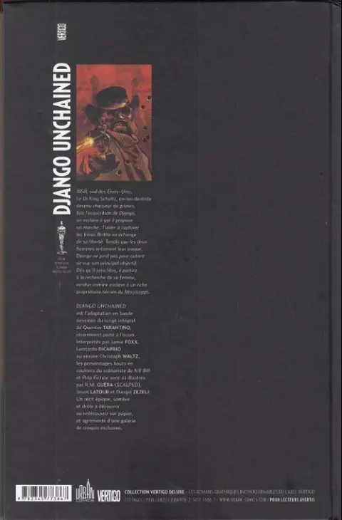 Verso de l'album Django Unchained
