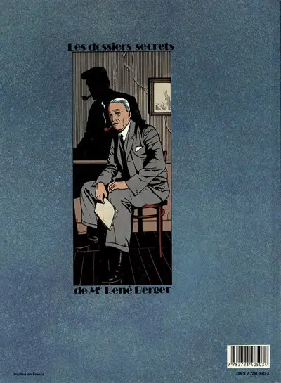 Verso de l'album Les Dossiers secrets de Maître Berger Tome 1 L'héritier de Rochemont