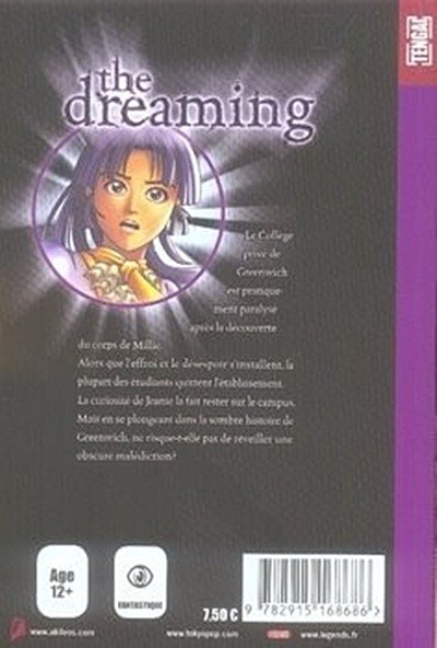 Verso de l'album The Dreaming Tome 2