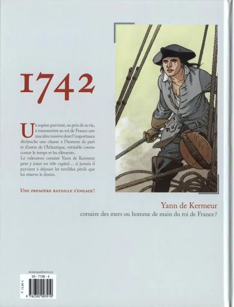 Verso de l'album L'Épervier Tome 7 La mission