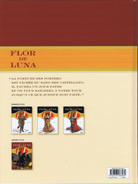 Verso de l'album Flor de Luna Tome 4 Rosalia, 1898