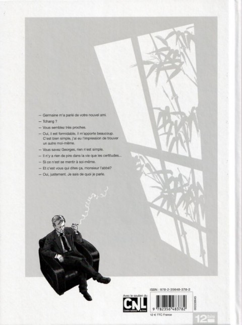 Verso de l'album Georges & Tchang Une histoire d'amour au vingtième siècle