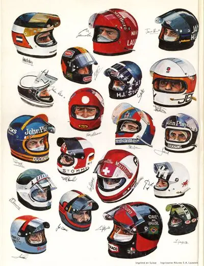 Verso de l'album Grands Prix F1 1 1975