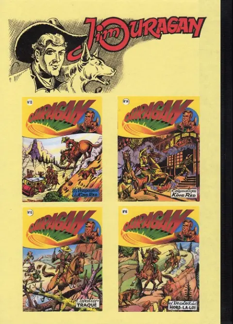 Verso de l'album Jim Ouragan Tome 4