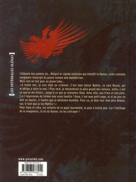 Verso de l'album La Loi du Kanun Albanie - La Loi du Kanun