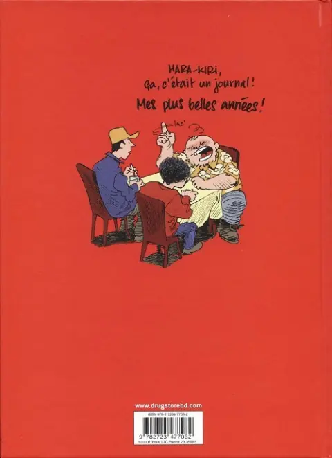 Verso de l'album Mes années bêtes et méchantes