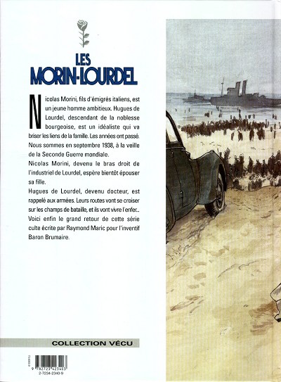 Verso de l'album Les Morin-Lourdel Tome 3 La guerre entre parenthèses