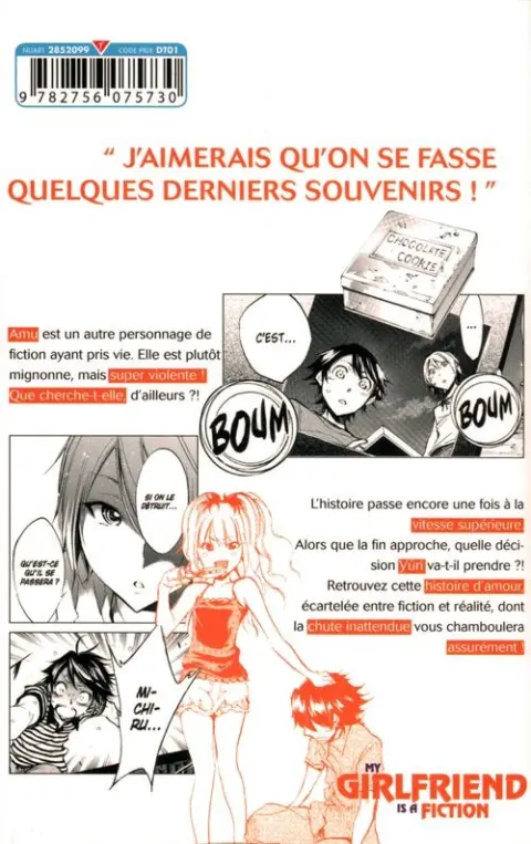 Verso de l'album My Girlfriend is a Fiction 4