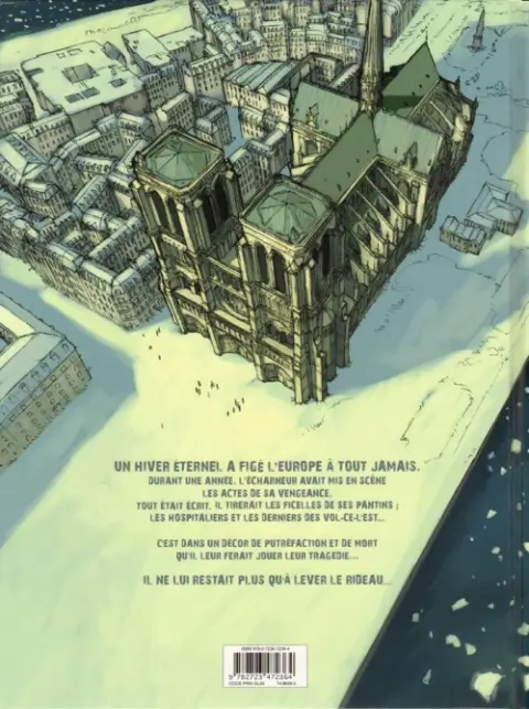 Verso de l'album Neige Fondation Tome 2 L'Écharneur