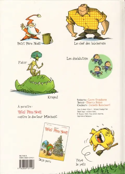 Verso de l'album Petit Père Noël Tome 2 Joyeux Halloween Petit Père Noël