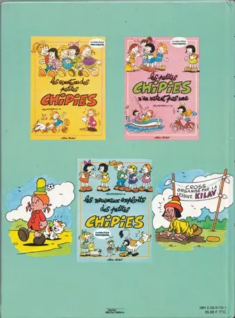 Verso de l'album Les Petites chipies Tome 3 Les nouveaux exploits des petites chipies