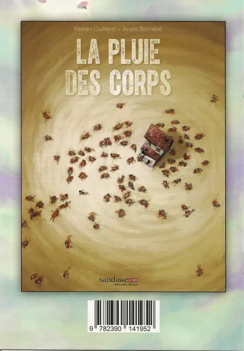 Verso de l'album La pluie des corps Histoire d'une rencontre