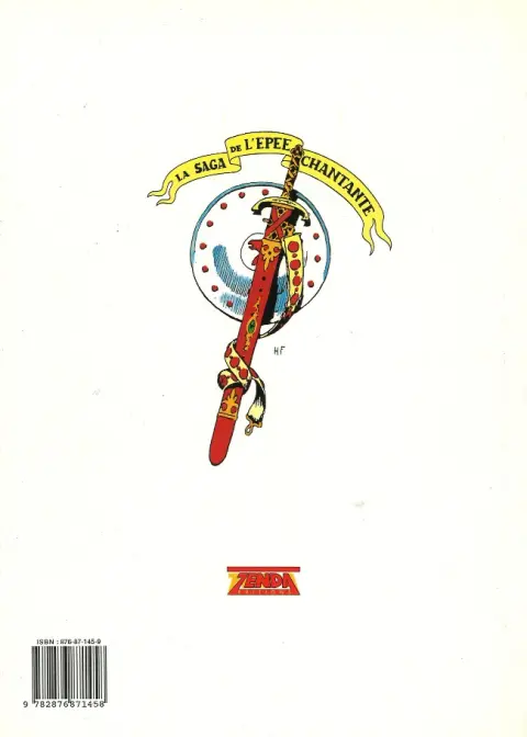 Verso de l'album Prince Valiant Zenda Tome 2 (1939-1941) Le grand Kahn