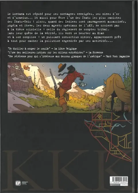 Verso de l'album Amerikkka Tome 8 Les milices du Montana